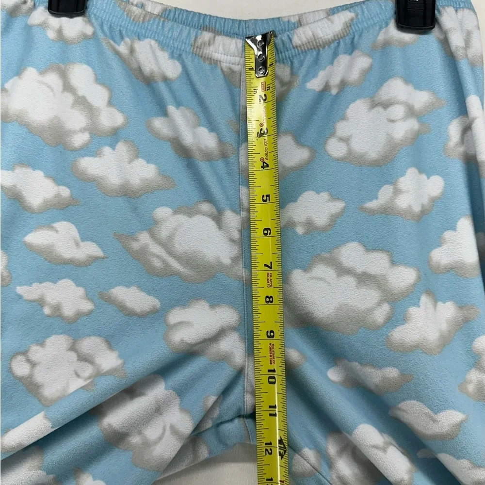 Nick and Nora Vintage 100% Cotton‎ Clouds Pajama Set Youth Size XL 14/16